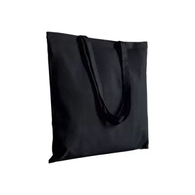Sacoșă din bumbac colorat de 220 g/m2, mânere lungi
