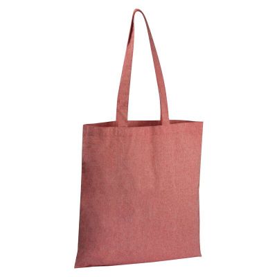 Sacosa Eco Tex Standard 100 din bumbac reciclat cu manere lungi, 140gm²