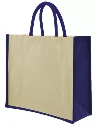 Sacosa Iuta si Bumbac Bangalore - Jute and Cotton Shopper Bag