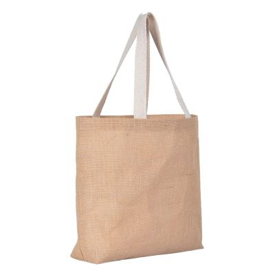 Sacosa din iuta cu maner din bumbac 39x30x10cm