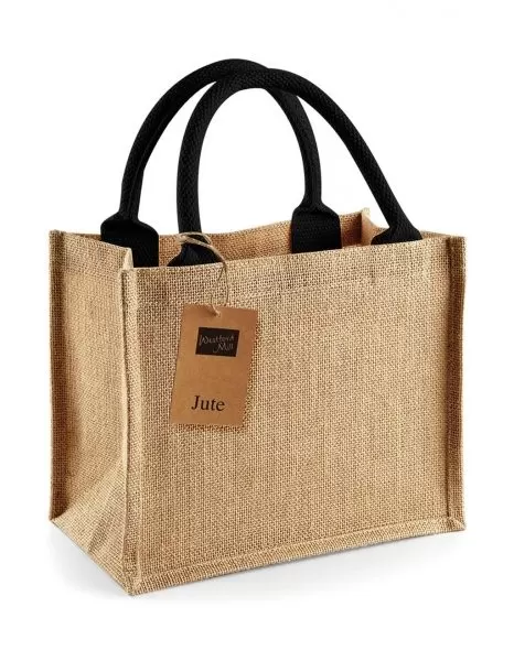Sacose Iuta Mini Gift Bag cu manere diverse culori